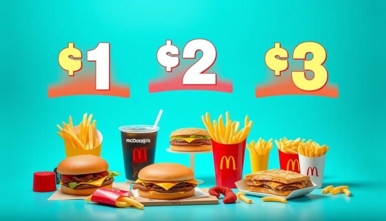 McDonald's $1 $2 $3 Menu with Prices