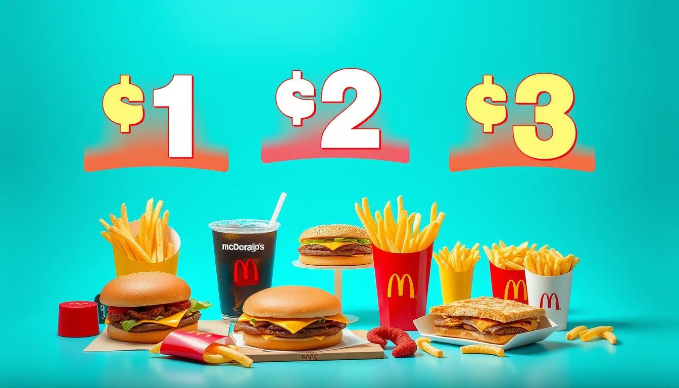 McDonald's $1 $2 $3 Menu with Prices
