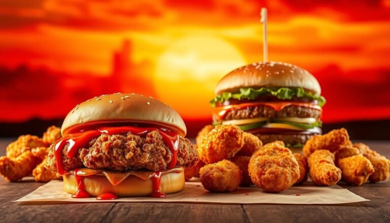 Burger King Fiery Menu