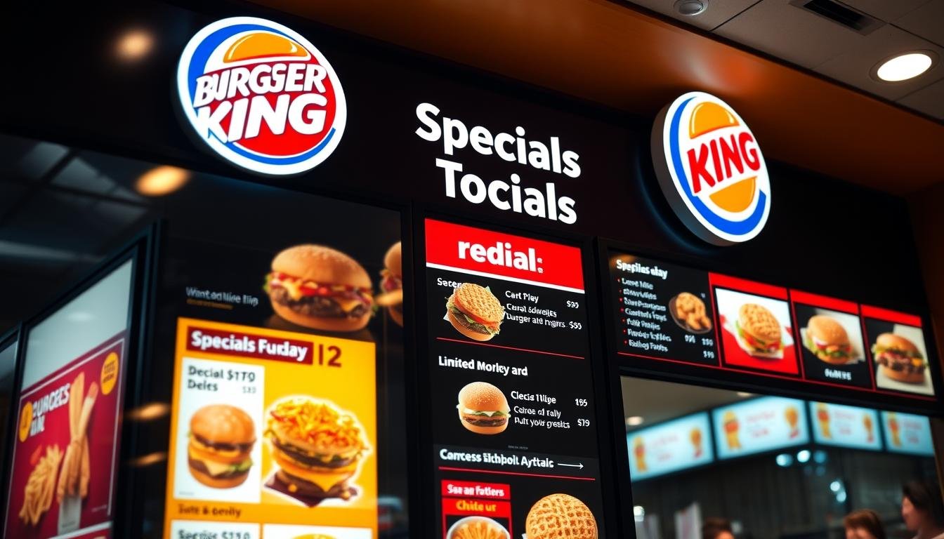 Burger King Specials Today Menu