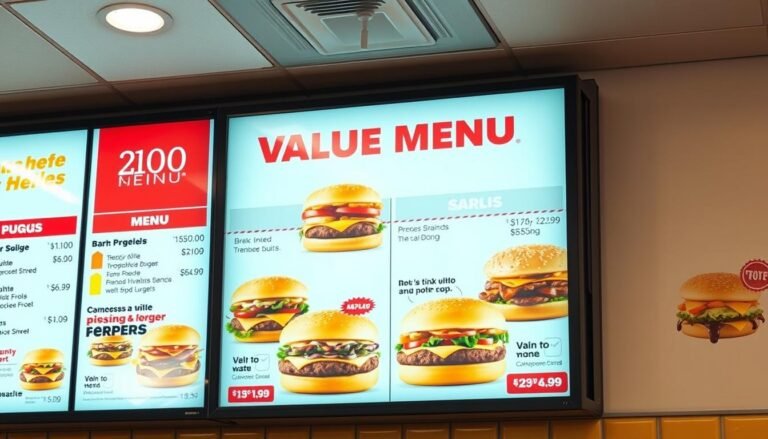 Burger King Value Menu