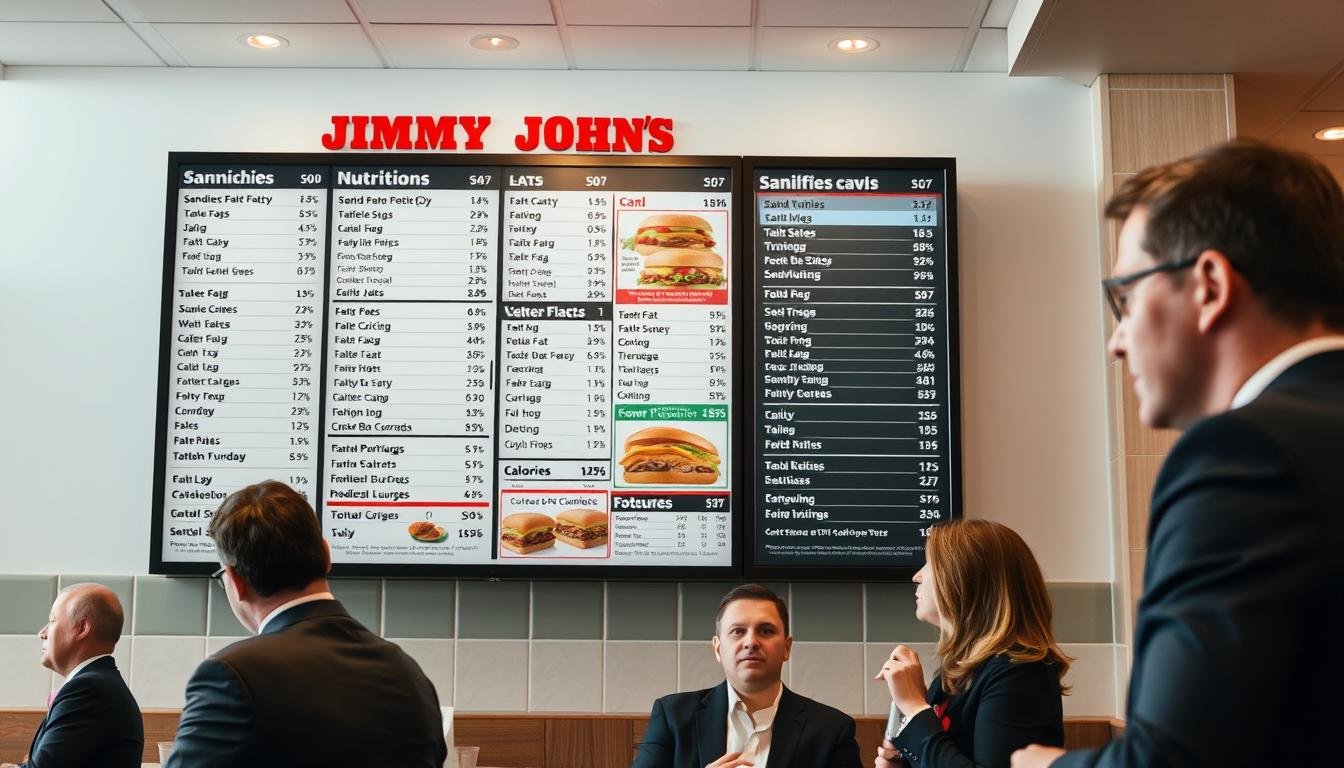jimmy john's menu nutrition