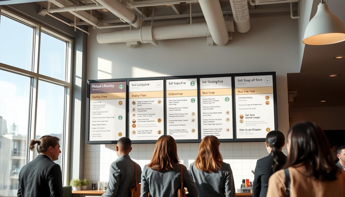 starbucks allergen menu