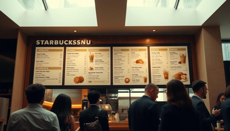 starbucks coffee menu