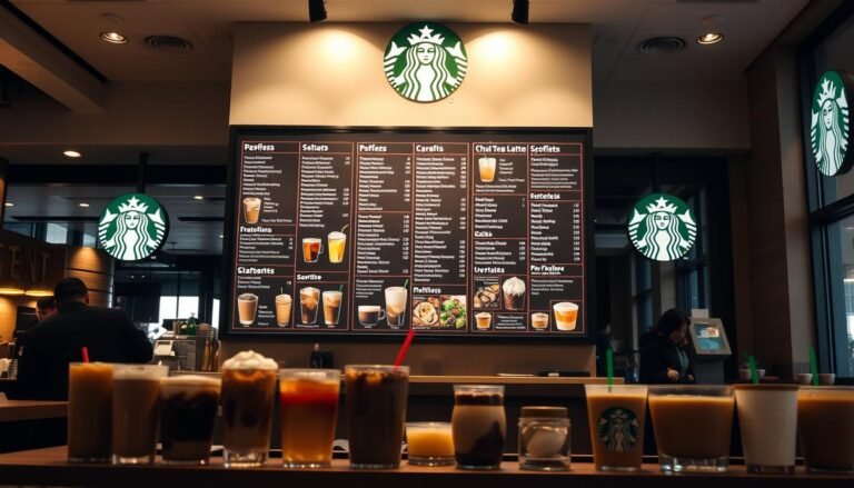 starbucks drinks menu