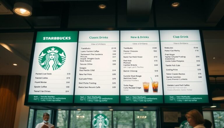 starbucks menu
